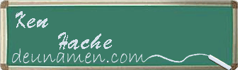 Ken Hache Visitenkarte